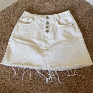 Urban Outfitters BDG White Mini Skirt- size small